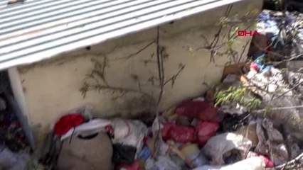 MERSİN 75 yaşındaki kadının evinden 15 ton çöp çıktı