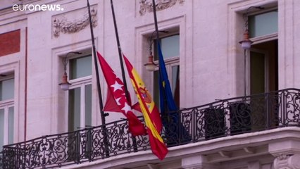 Madrid inicia un luto oficial por sus 3400 víctimas del coronavirus