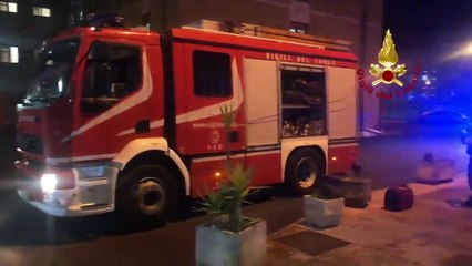 Galatina (LE) - Incendio in ospedale, evacuato reparto (30.03.20)