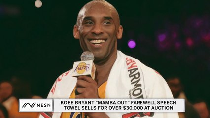 Kobe Bryant towel sells for over $30,000 at auction