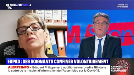 Cette infirmière raconte avoir choisi de rester confinée avec les résidents de son Ehpad