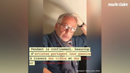 Fabrice Luchini lit les Fables de la Fontaine sur Instagram