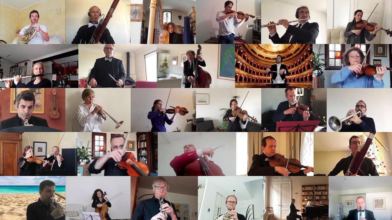 Remerciements - Le Boléro De Ravel interprété en confinement par l’Orchestre Philharmonique de Nice