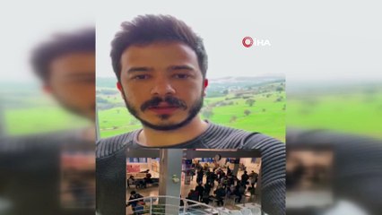 Yurtta kalan öğrenci karantina sürecini çektiği videoyla anlattı