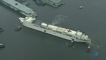 El buque USNS Comfort llega a Nueva York ante la crisis del COVID-19