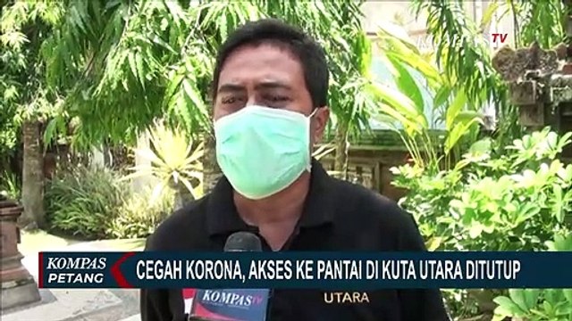 Cegah Corona, Akses ke Pantai Kuta Utara Ditutup, Akses Pelabuhan Dibatasi
