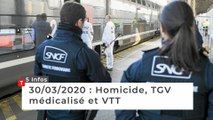 Homicide, TGV médicalisé et VTT … Cinq infos bretonnes du 30 mars