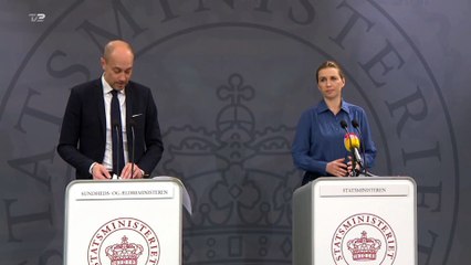 COVID-19; Statsminister Mette Frederiksen og Sundhedsminister Magnus Heunicke holder børne-pressemøde | 2020 | TV2 Danmark