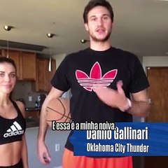 Balance and Stretch Drill with Danilo Gallinari (Portuguese Subtitles)