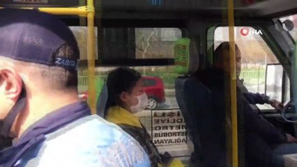 İstanbul‘da Toplu Taşıma Denetiminde İlginç Diyaloglar Kamerada