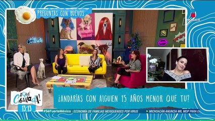 #MarianaH reveló que le encantaría andar con alguien 15 años menor que ella. ¿tú lo harías?
