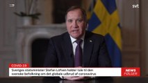 COVID-19; Sveriges statsminister (Stefan Löfven) taler til nationen om situationen med covid-19 | 22 Marts 2020 | TV2 Danmark