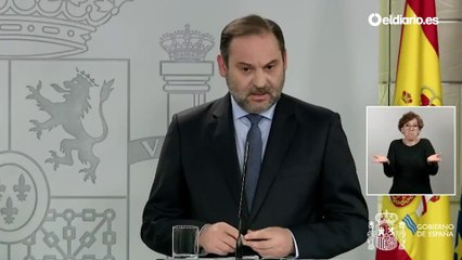 Ábalos: "Adoptamos medidas duras porque hacen falta, asumimos nuestra responsabilidad"
