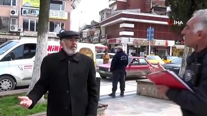 Dede Sokağa Çıktı Polis ile Tartıştı "82 Yaşındayım Böyle Bir Şey Görmedim"
