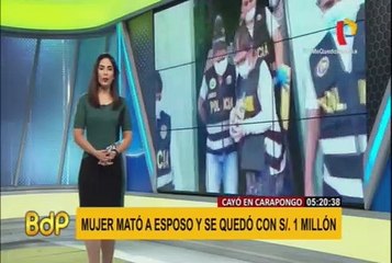 Chosica: cae mujer que mandó asesinar a su esposo por herencia