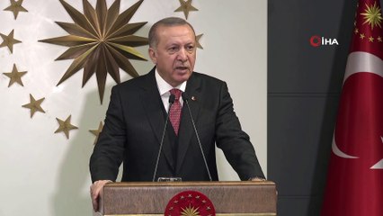 Cumhurbaşkanı Erdoğan, kabine toplantısının ardından açıklamalarda bulundu