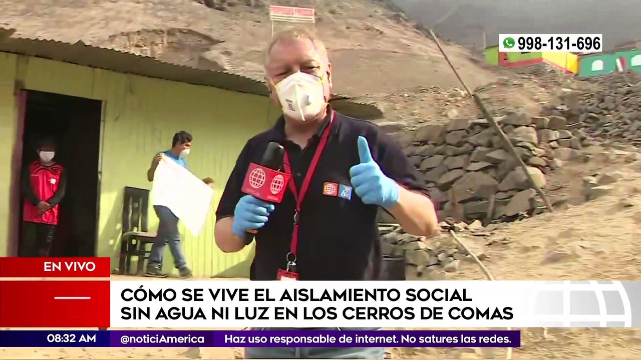 Primera Edición: Aislamiento social en los cerros de Comas