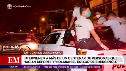 Edición Mediodía: Intervienen a más de un centenar de personas en SJL