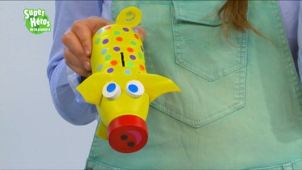 Les ateliers  recyclo de Margaux -La  tirelire cochon