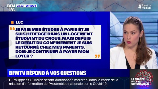Je suis retourné chez mes parents. Dois-je continuer à payer mon loyer au Crous ? BFMTV vous répond
