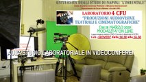 E-LEARNING - COVID19 - LABORATORIO DI PRODUZIONI AUDIOVISIVE, TEATRALI E CINEMATOGRAFICHE - UNIOR - spot 2020