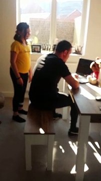 Dad Finds Some Peace and Quiet during Quarantine