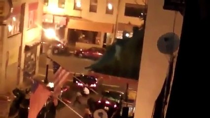 Thugs vs guy with bat