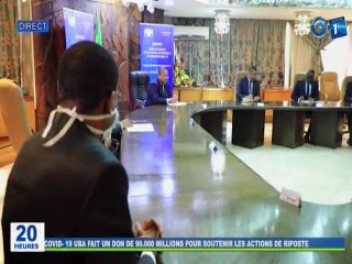 RTG/Covid 19 - UBA fait un don de 90000 millions pour soutenir les actions de riposte