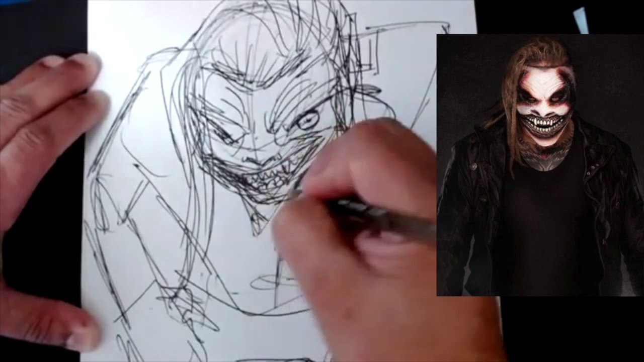 5 Minute Drawing Challenge - Bray Wyatt - The Fiend (Requested) - video ...