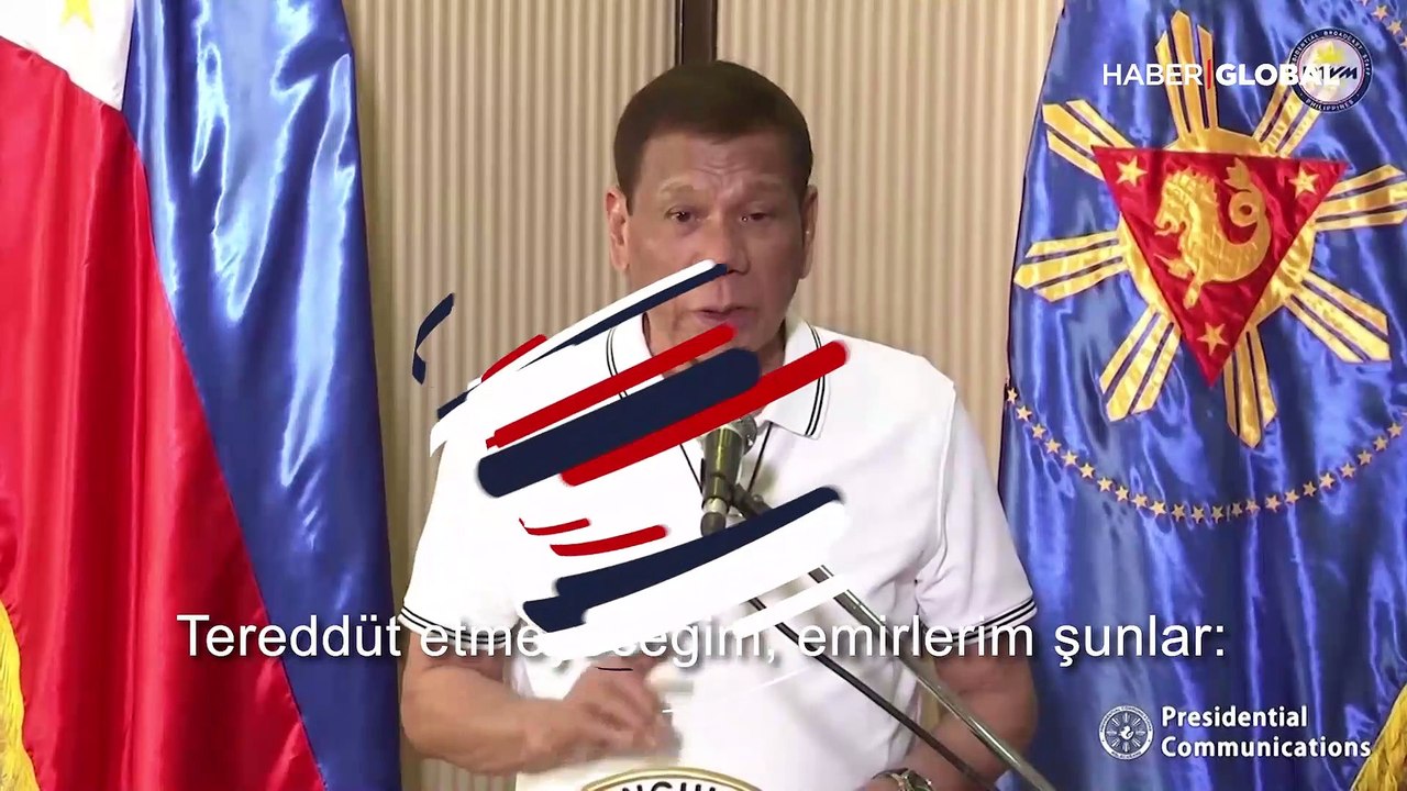 Filipinler Devlet Başkanı Duterte'den koronavirüs uyarısı: Vurulacaklar!