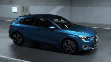Audi A3 Sportback - Aerodynamik Animation