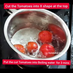 Spicy Tomato Chutney - Street Style Recipe | How to make tasty Chutney at Home | Sundaikai Hotels