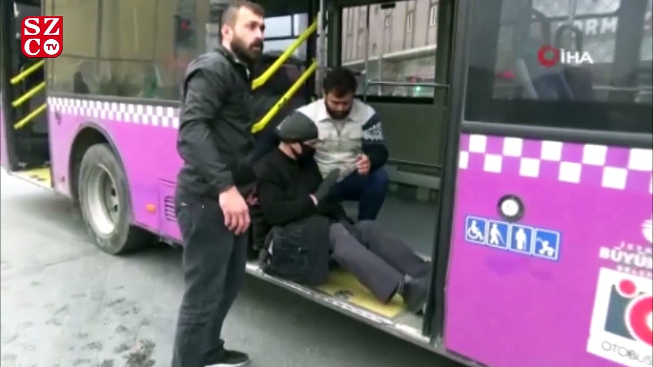 Kırmızı ışıkta geçen taksi faciaya neden olacaktı