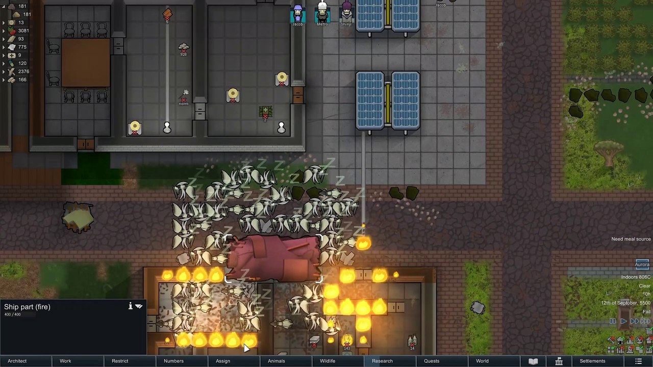 Fire is a Bad Thing Robot Royalty RimWorld - Episode 4