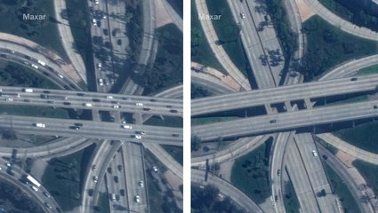 How social distancing during the COVID-19 pandemic looks from a satellite