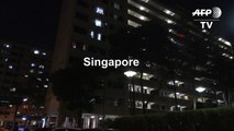 Coronavirus: Singapore residents clap for workers