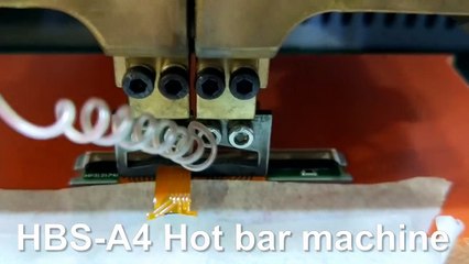 Hot bar soldering machine