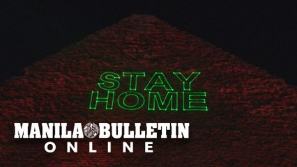 Coronavirus: 'Stay safe' beamed on Egypt's Great Pyramid