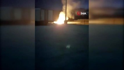 Ağrı'da doğalgaz boru hattı patladı
