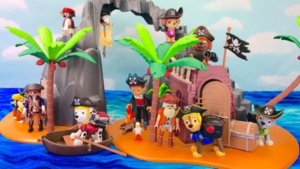 Paw Patrol Pirate Treasure Island Playmobile Hidden Treasure