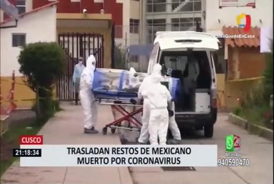 Cusco: repatrian a turista mexicana diagnostica con coronavirus y restos de su esposo fallecido