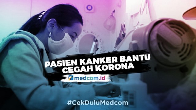 Pasien Kanker Produksi Masker untuk Bantu Cegah Korona