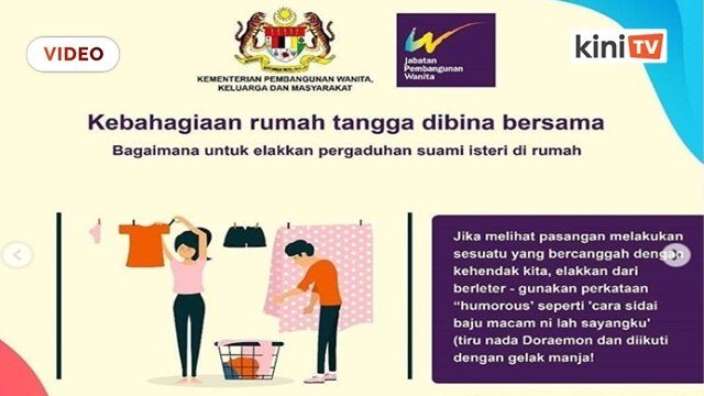 KWK saran wanita bersolek di rumah, tiru nada Doraemon elak bergaduh suami isteri sepanjang PKP