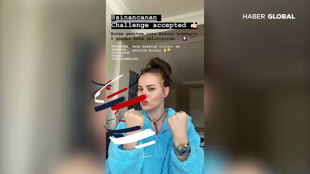 Fahriye Evcen'in el dansı sosyal medyada gündem oldu