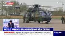 Metz: 2 patients transférés par hélicoptère - 31/03