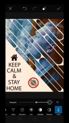 Stay Home Concept  ll Coronavirus Awareness Editing ll Maurya Creation