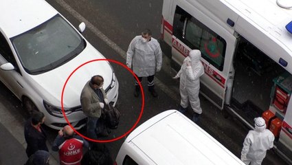 Kars'ta çantasını polise vermeyen Çinli, panik yarattı