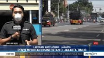 Sejumlah Ruas Jalan di Jakarta Timur Disemprot Disinfektan