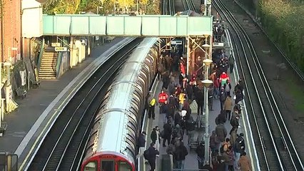 North Acton station busy for second day running
