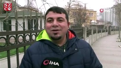 Atık su deresi beyaza büründü, köpükler etrafa uçuştu